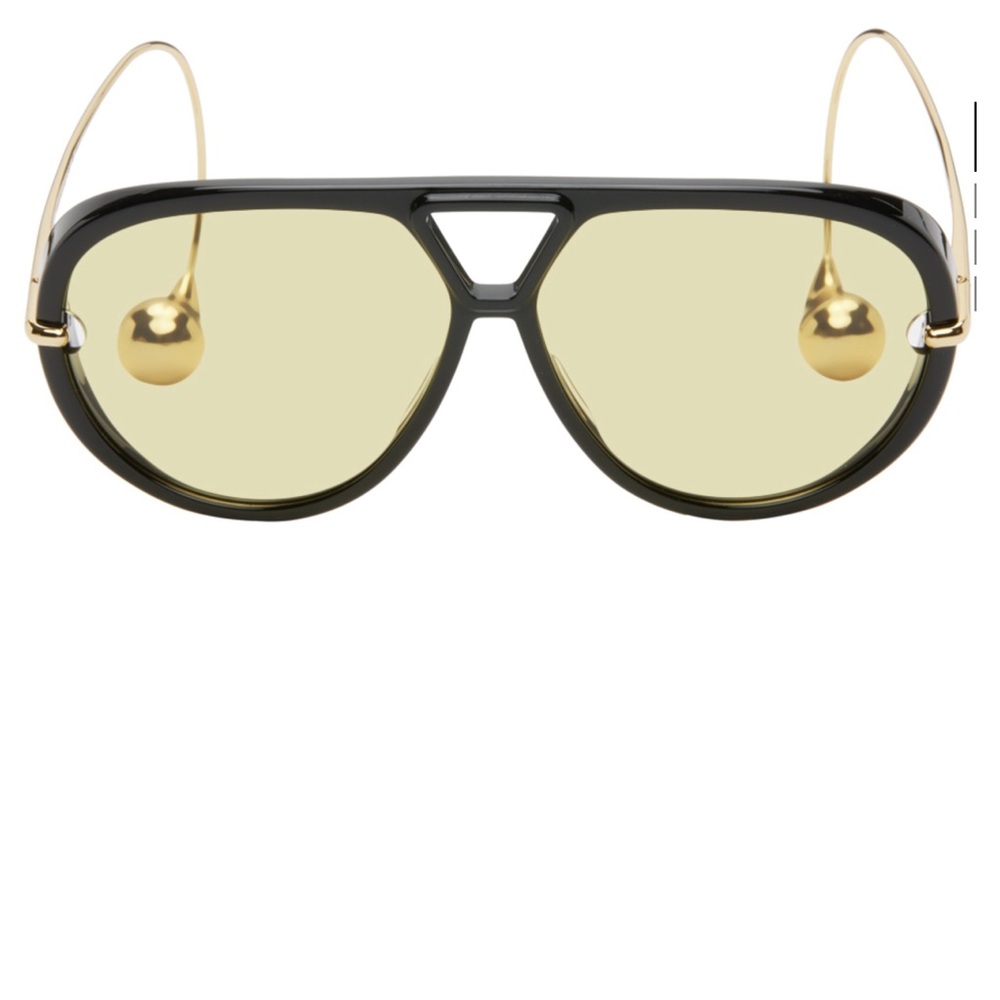 Bottega black drop sunglasses